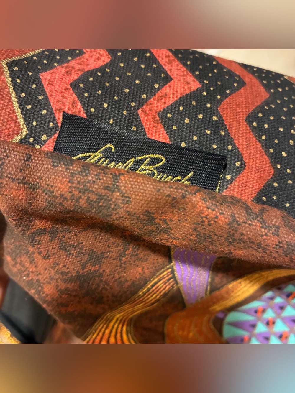 Laurel Burch Tote Wild Horses Running Free Western Cowboy Bag Equestrian Sequin - Picture 4 of 16